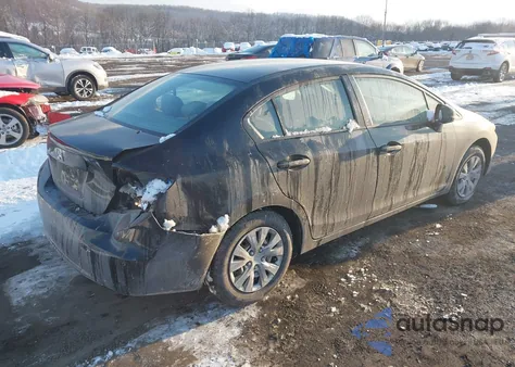 2012 Honda Civic Lx from USA, damaged, VIN 19XFB2F54CE334000